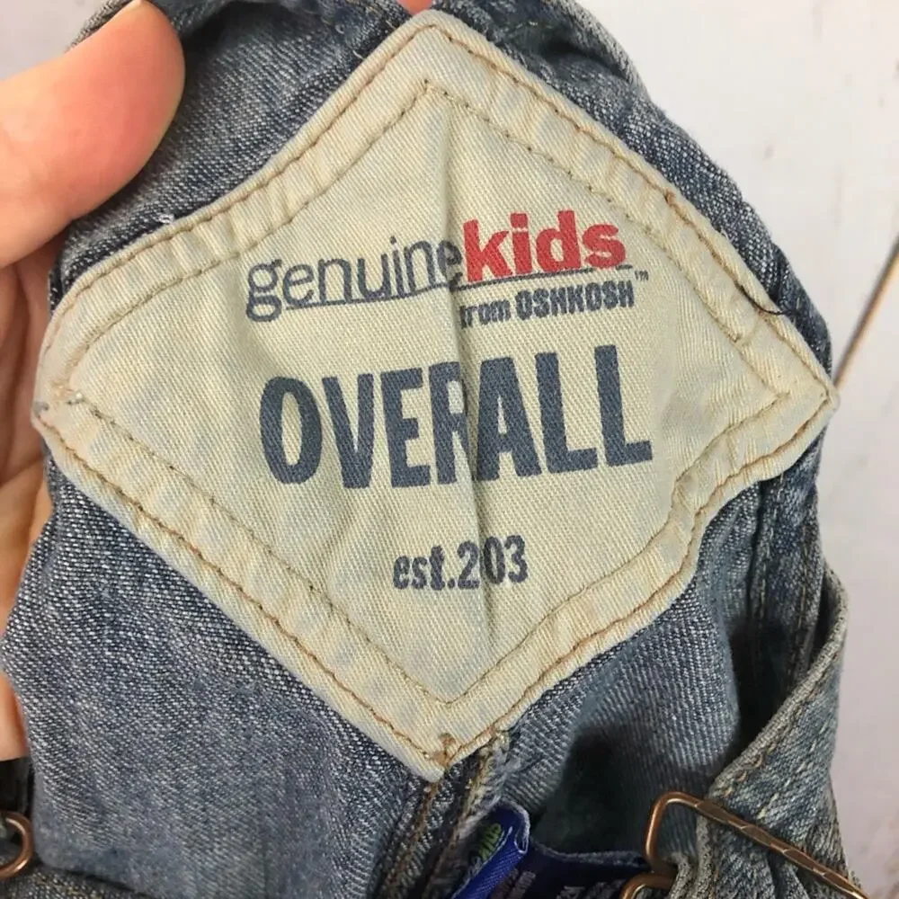 Genuine Kids from OshKosh, Bib Overalls. 12M. In excellent condition!